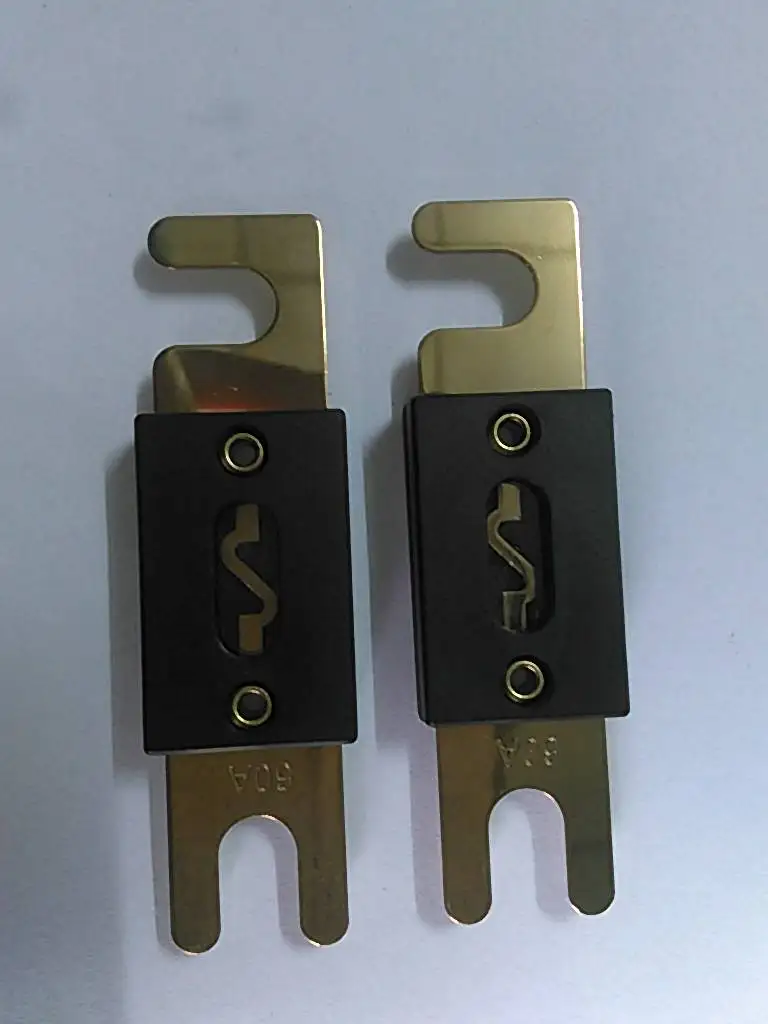 

CNL ANL 60A Auto Fuse Bakelite Fuse Bolt On Fuse 81*22 mm For Golf Cart Electric Forklift Pallet Truck Tourist Coach