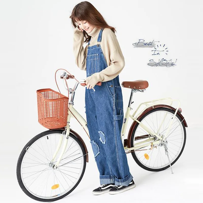 Excellent Utility Bicycle Bicycles Single Speed 24 inch Transmission for Men And Women Adult Urban Cycling Students Ordinary Cycling 1