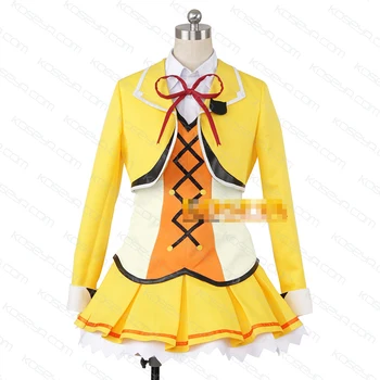 

LOVE LIVE 2 Hoshizora Rin SUNNY DAY SONG Customized Uniforms Cosplay Costume Free Shipping