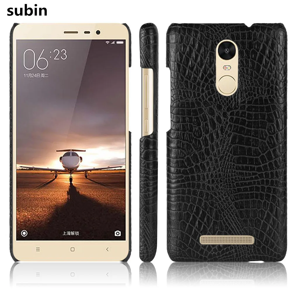 New arrival Xiaomi Redmi Note 3 Case 5.5inch Retro Luxury Crocodile