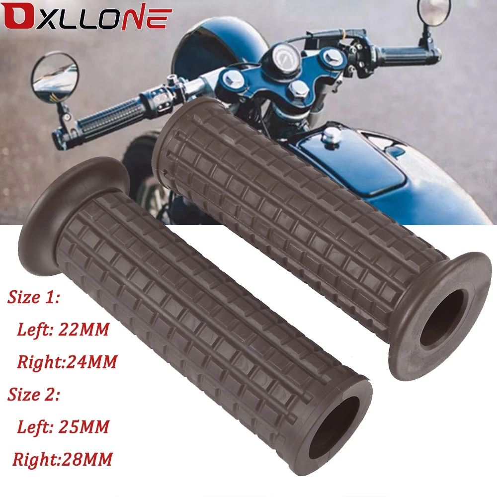 

Motorcycle Handle bar Motorbike Rubber Handlebars Grips Hand Caps For Honda CRM 250R 250AR XR400MOTARD DIO ZX 50 AF 17 18 24 27