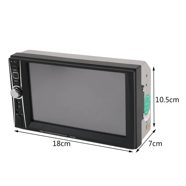 7653tm 6.6 ''дюймовый автомобиль Радио MP3/MP4/MP5 плеер Bluetooth стерео fm dvr в рулевое
