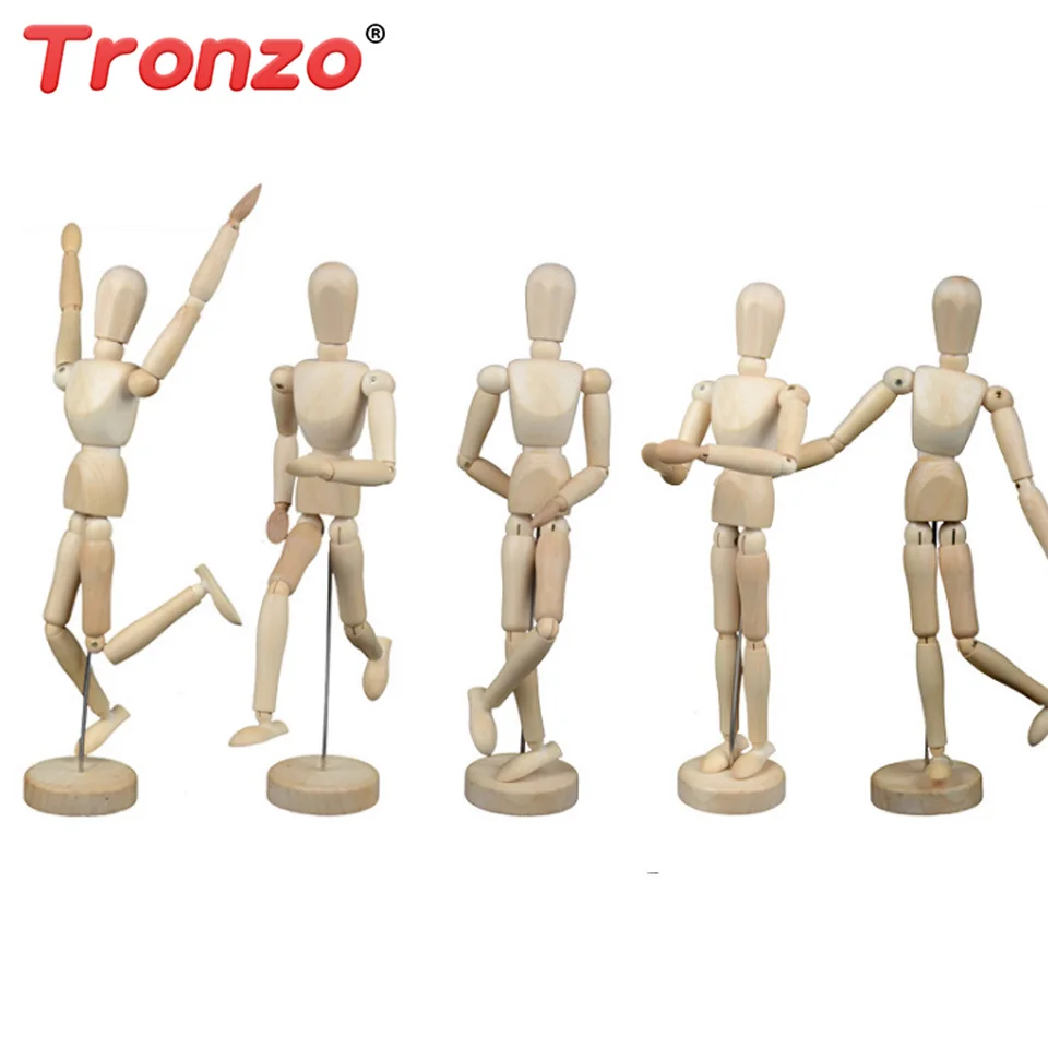 Фигурка Tronzo 12/20 см деревянная фигурка для творчества кукольных людей домашний