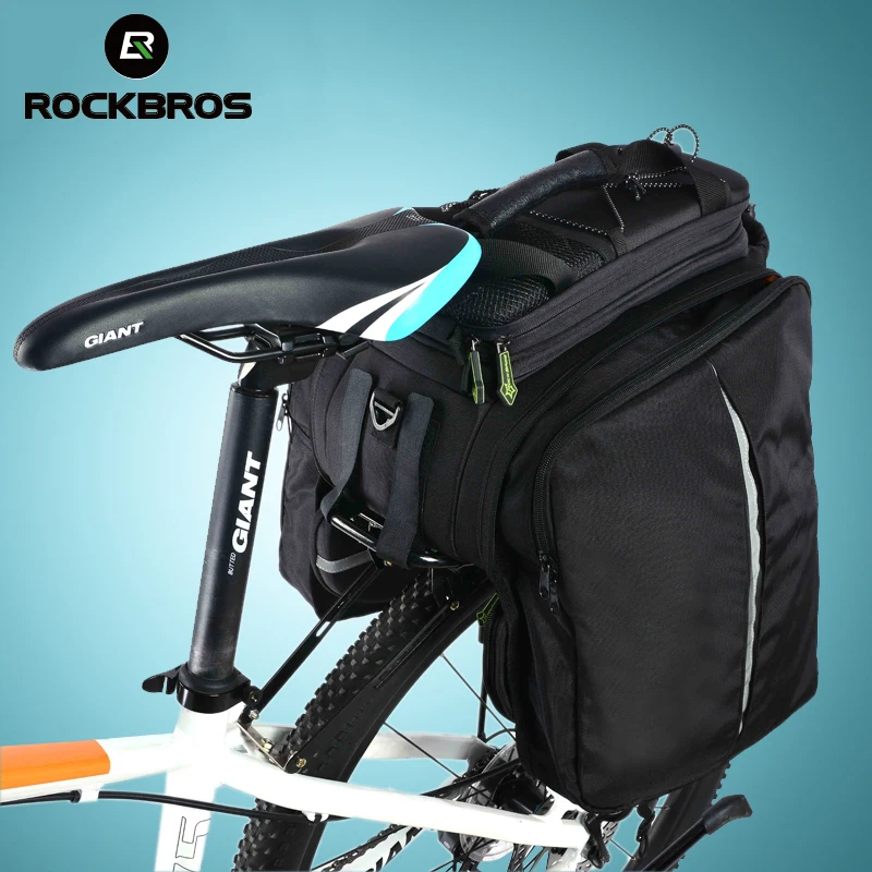 ROCKBROS Trunk Pannier посылка для велосипедного велосипеда задний седельный пакет Сумка Многофункциональная велосипедная задняя Сумка-переноска задний пакет 12l