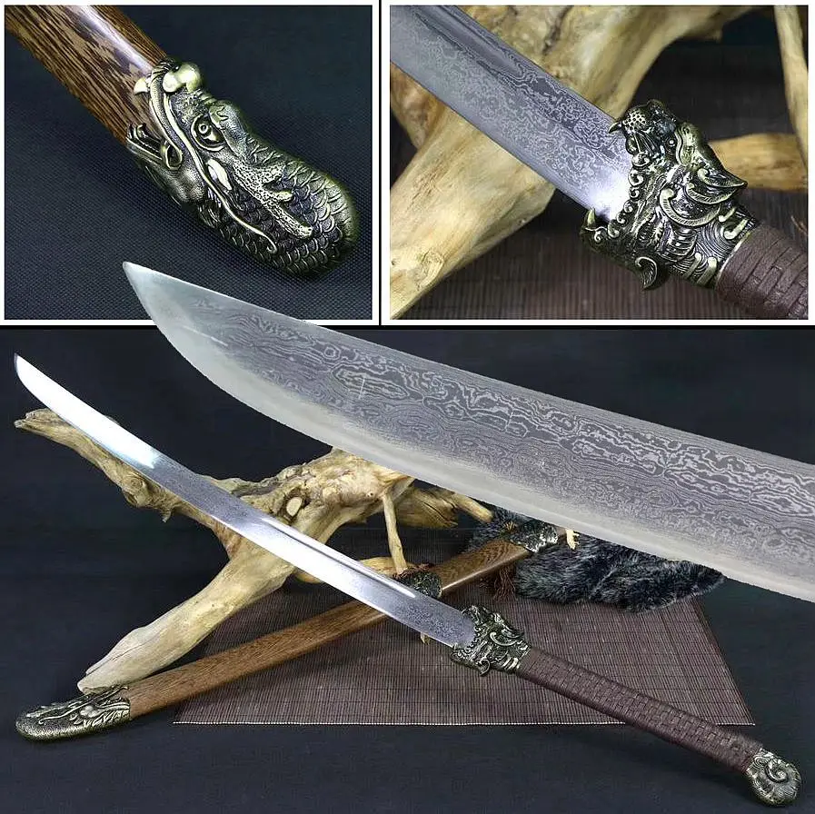 High Quallty Real Chinese Saber Broadsword Sword Katana Sharpen