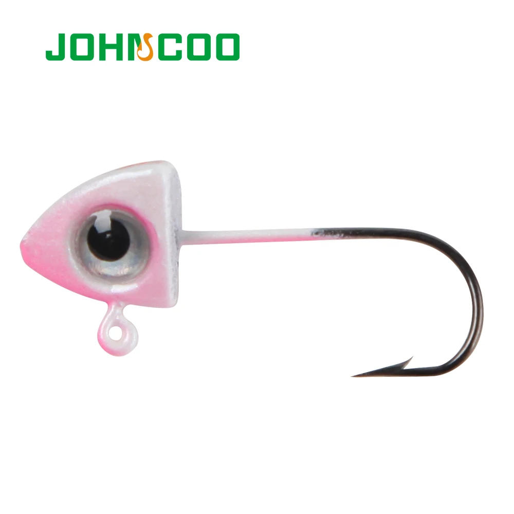 JOHNCOO 2g 3g Fishhooks 3D Eyes Lead Jig Head Barbed Hook Mustad Jigging Hook Fishing Hooks Lead Head Hook 3 Colors 5pcs/lot JOHNCOO 2g 3g Fishhooks 3D Eyes Lead Jig Head Barbed Hook Mustad Jigging Hook Fishing Hooks Lead Head Hook 3 Colors 5pcs/lot