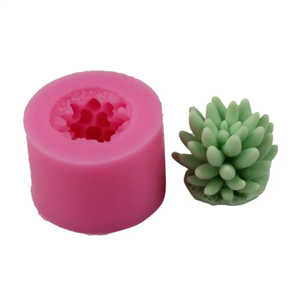 

Succulent Silicone Mold Aromatherapy Plaster DIY Fondant Cake Decoration Tool DIY Clay Craft Mold