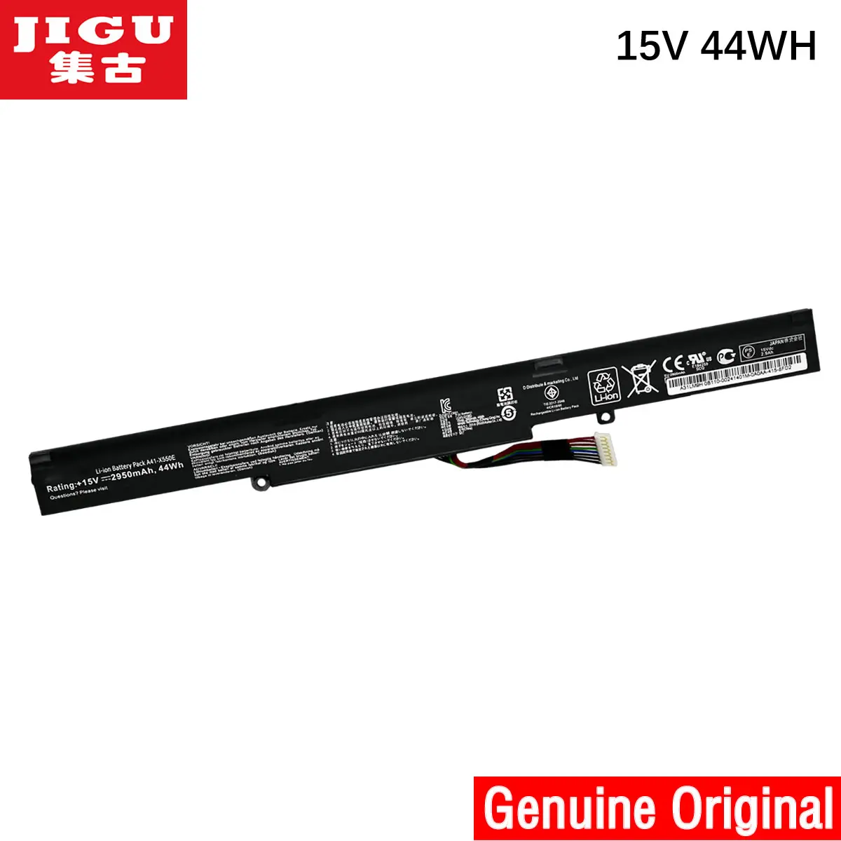 JIGU A41-X550E Оригинальный аккумулятор для ноутбука Asus A450E A450J A450JF F550D K751L X450 X450E X450J X450JF