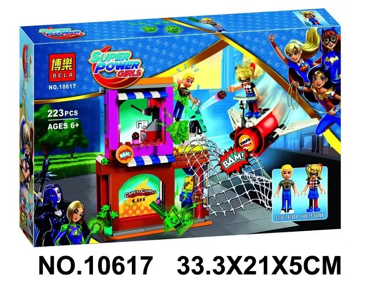 223pcs DC Super Hero Girls New Harley Quinn to the Rescue 10617 Model Building Blocks Assemble Bricks | Игрушки и хобби