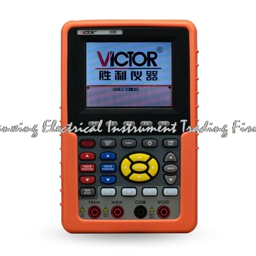 Best Price fast arrival VICTOR 220 Handheld Oscilloscope Portable Multimeter Digital Osciloscopio 20MHz Channel Logic Analyzer USB