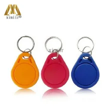 10 шт./лот 13,56 МГц IC keytag контроля допуска двери брелки IC S50 чип записываемых брелоков время радиобрелки посещаемости