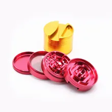 1 Pc Kreatif Aluminium Alloy Tembakau Crusher 75mm Rasta Hookah Merokok Narguile Asap Rokok Muller Spice Herb Grinder(China)