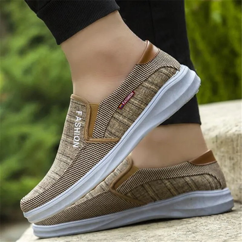 

ELGEER Spring and autumn new men's shoes low to help sneakers shoes fashion soft bottom breathable casual shoes