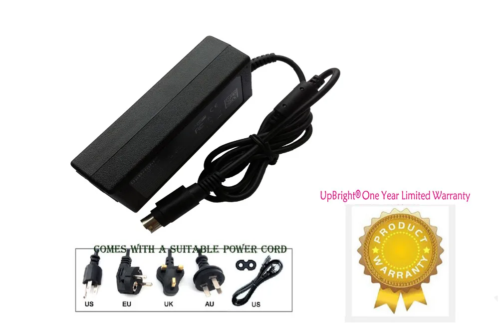 Upbright 4-контактный разъем DIN 12V 6.67A 80 Вт AC/DC адаптер для литий шин LSE9802A1240 LSE9802A1280 лишин 12VDC 6,67 Amp 80 ватт Мощность