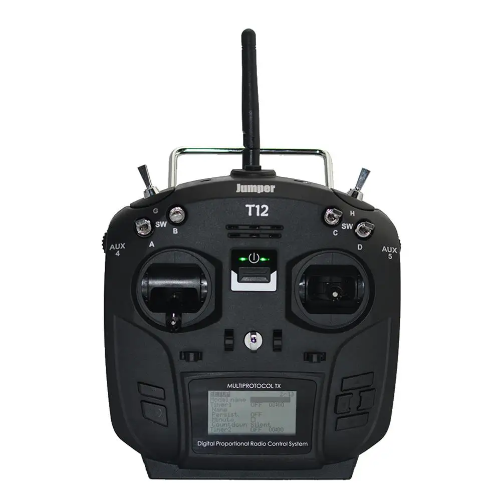 

Jumper T12 Plus Multi-Protocol Hall Sensor Gimbal OpenTX Up To 16CH Radio Transmitter JP4-in-1 RF Module Mode2 Left Throttle