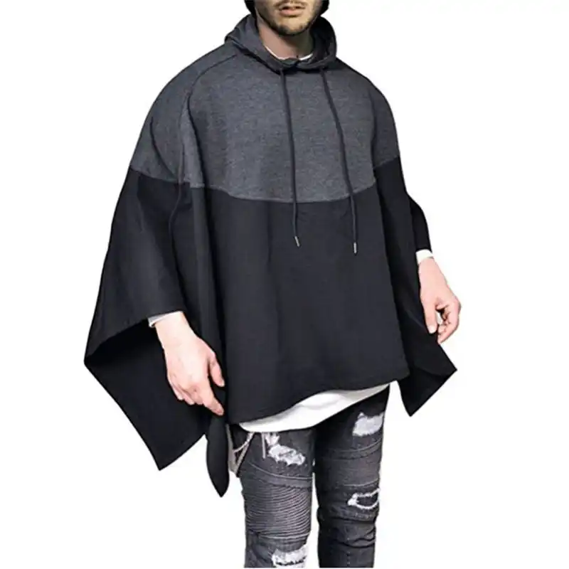 sudadera poncho hombre