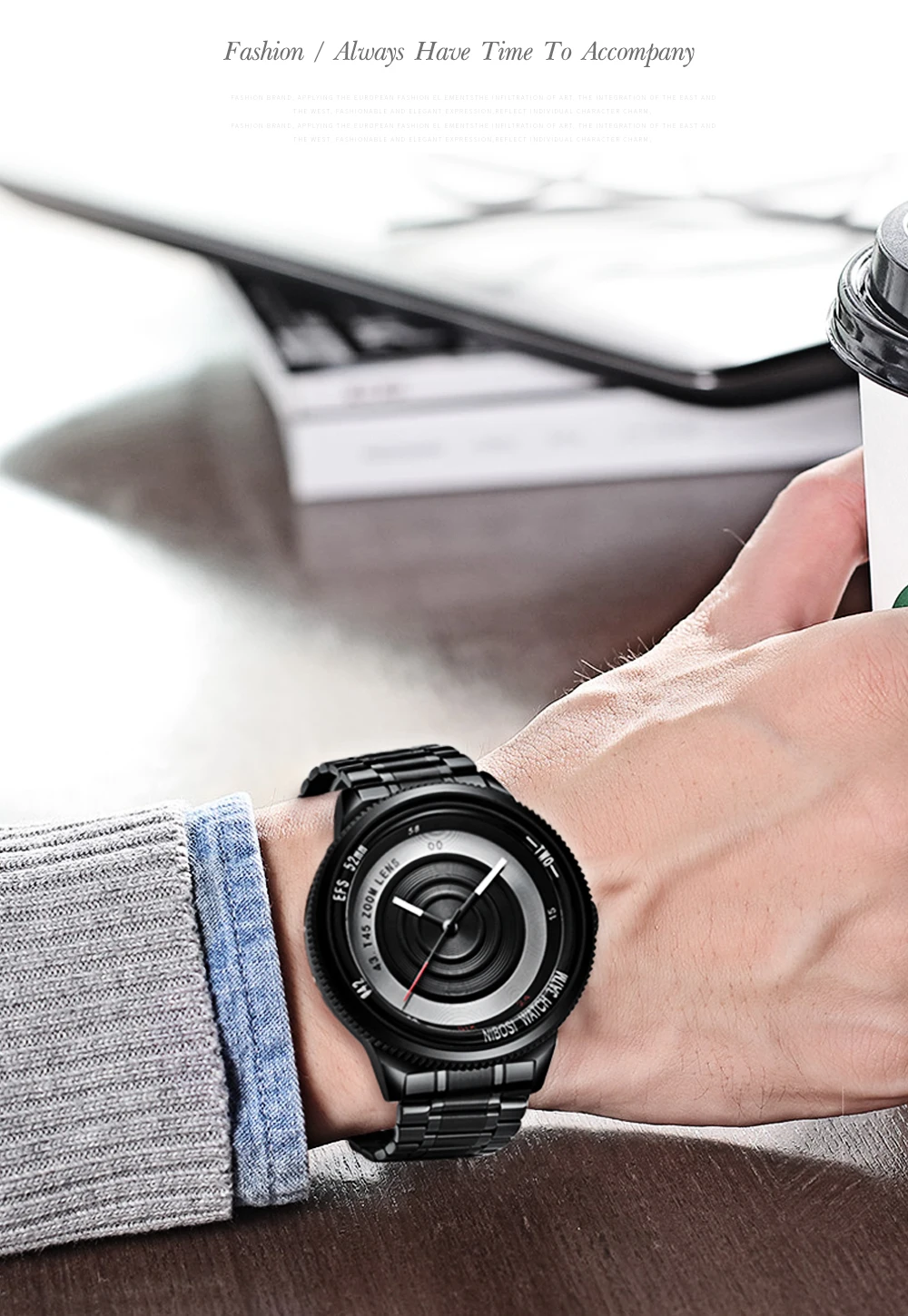 NIBOSI Men Watches 2019 Luxury Brand Waterproof Analog Wrist Watch Men Full Steel Black CreativeSports Male Clock Montre Homme  (4)