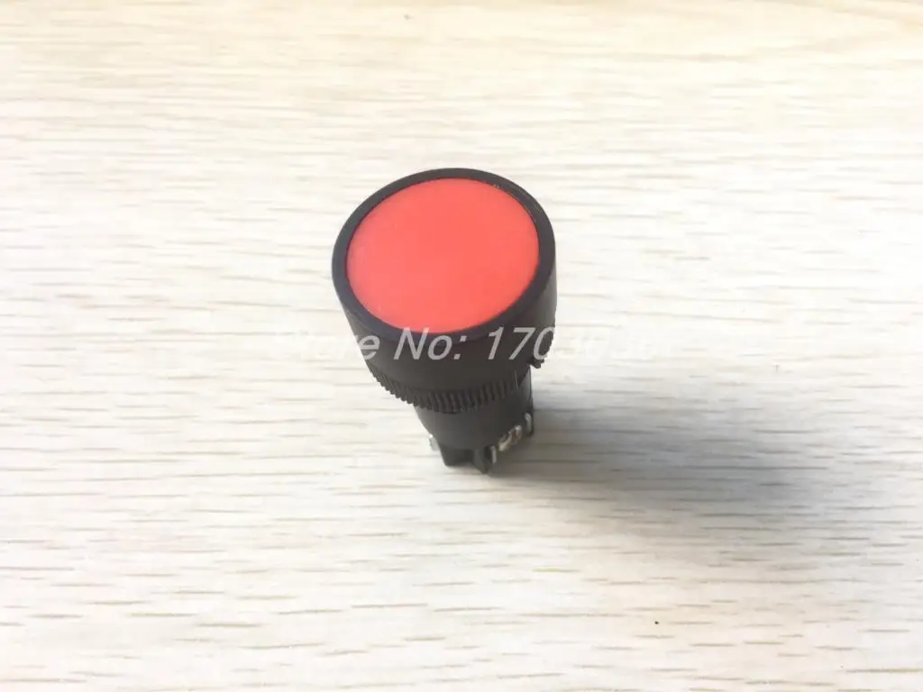 

21mm Thread Mounted SPDT 3P Momentary Red Pushbutton Switch 600VAC 10A XB2-EA145