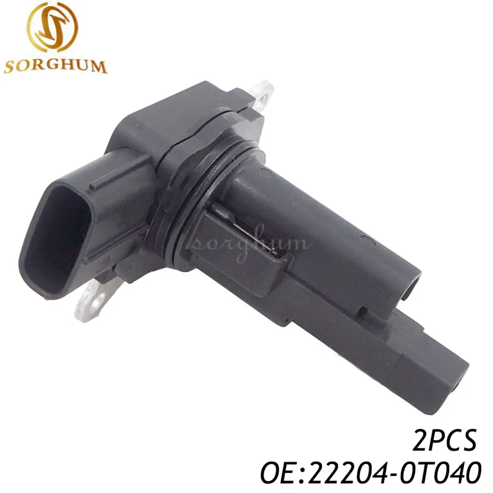2 шт. 22204-0T040 массовый расходомер воздуха Датчик MAF для Toyota Corolla Tundra Lexus RX450 Scion TC XD IQ