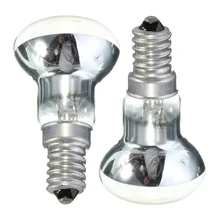 Лампочка эдисона, светильник, E14, винт, SES 30 Вт, R39, прозрачный отражатель, Точечный светильник, лампочка лавы, лампа накаливания, лампа накаливания, светильник ing 220 В