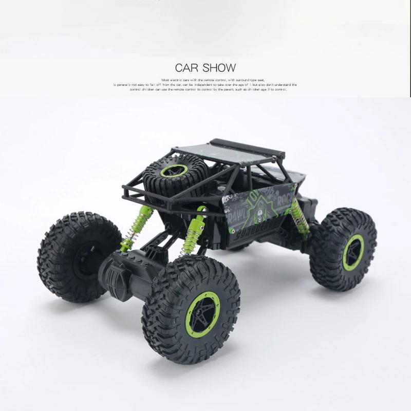 RC автомобиль 4WD 2,4 ГГц восхождение дистанционного Управление Bigfoot внедорожник игрушки для детей рок сканеры ралли подняться автомобиль