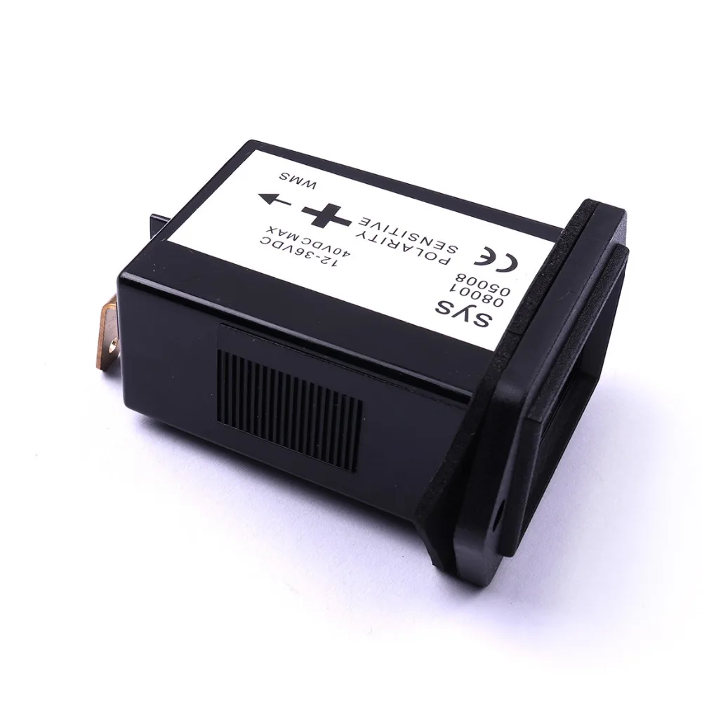 HOLYOVER DC12V-36V Generator Sealed Hour Meter Quartz Timer Counter High Accurate for Boats Trucks Tractors Cars Acessories