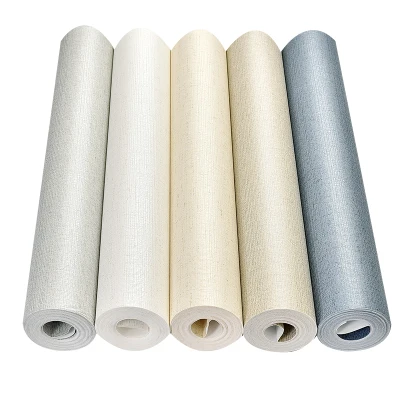 Non-woven Wallpaper Modern Hotel Linen Fabric Chinese Solid Color Home Decoration Wallpapers Non-woven Wallpaper Modern Hotel Linen Fabric Chinese Solid Color Home Decoration Wallpapers