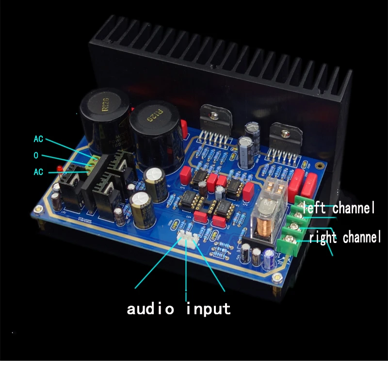 Kaolanhon 68 Вт* 2 AC двойной 16~ 30 В DC сервопривод версия LM3886 Плата усилителя с NE5534 LM317 LM337 домашняя аудио Плата усилителя