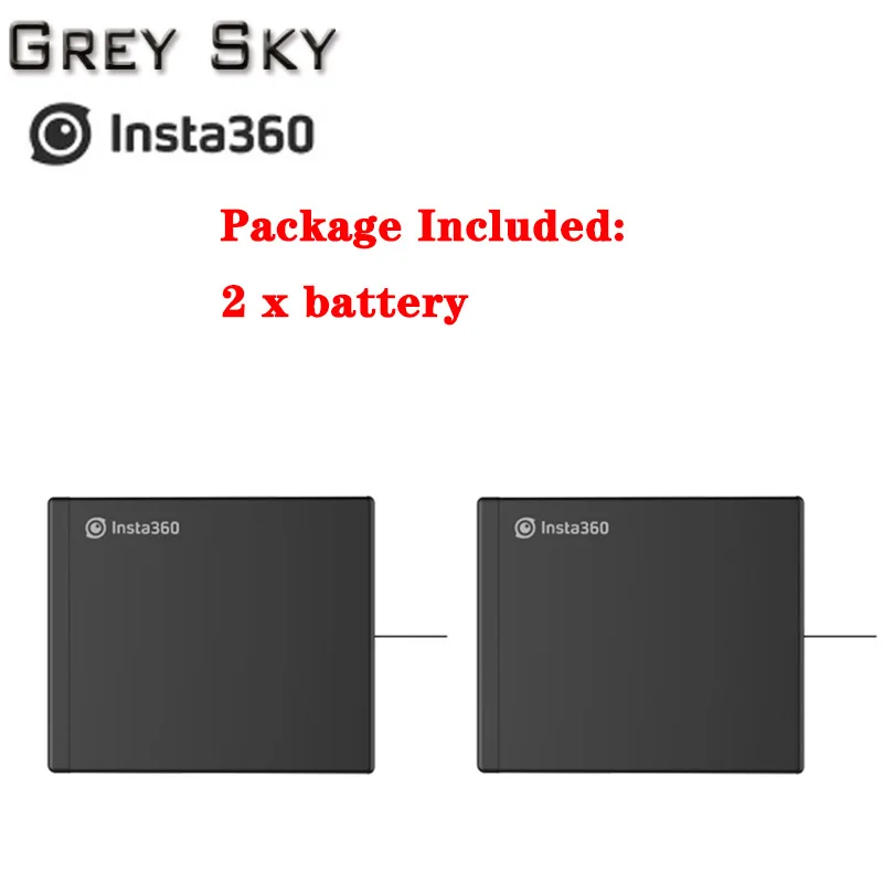 Insta360 ONE X батарея и Micro USB Qiuck зарядное устройство концентратор панорамная камера 9 в 2 а 60 минут Быстрая зарядка - Цвет: 2 battery