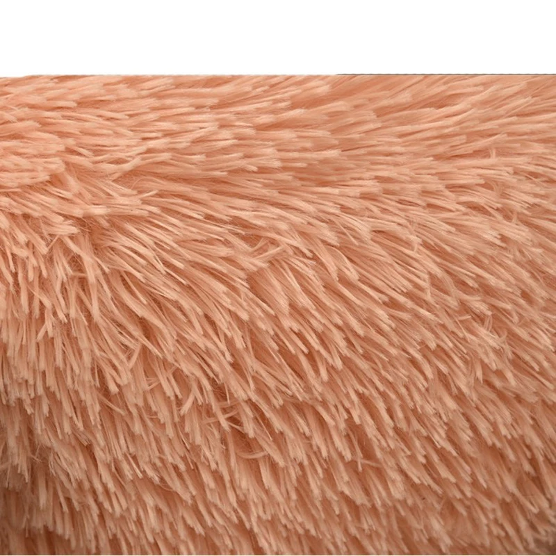 Plush Cat Bed Pet House Soft Long Plush Cat Cushion Mat Dog Bed For Small Dog Cat Nest Winter Warm Kitty Sleeping Bed Puppy Mat2
