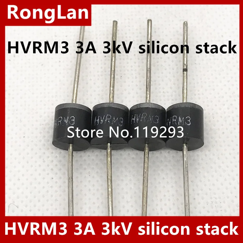 

[BELLA] high voltage high voltage diodes HVRM3 high voltage silicon stack 3A 3kV frequency--40pcs/lot