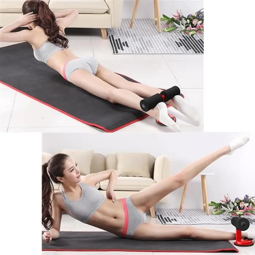 

Stainless Steel Adjustable Height Sit-ups Fitness Equipment sport thickened suction cup Exercise Body Waist Belly JLY0824