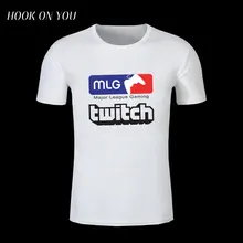 2017 Summer New Arrival T Shirt America MLG Major League Gaming Twitch Printed T-Shirt O-Neck Clothes Cool Game Team Tops Tees