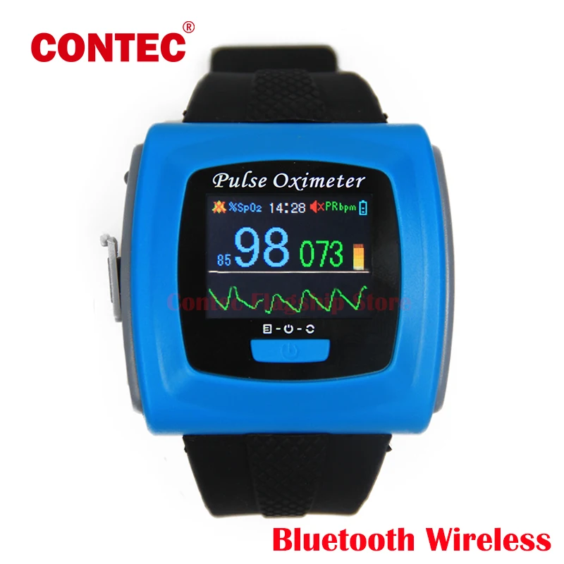 

NEW Digital CE&FDA Pulse Oximeter Wrist Wearable With Sleep Study CMS50FW Bluetooth USB Oximeter saturometro/saturometre