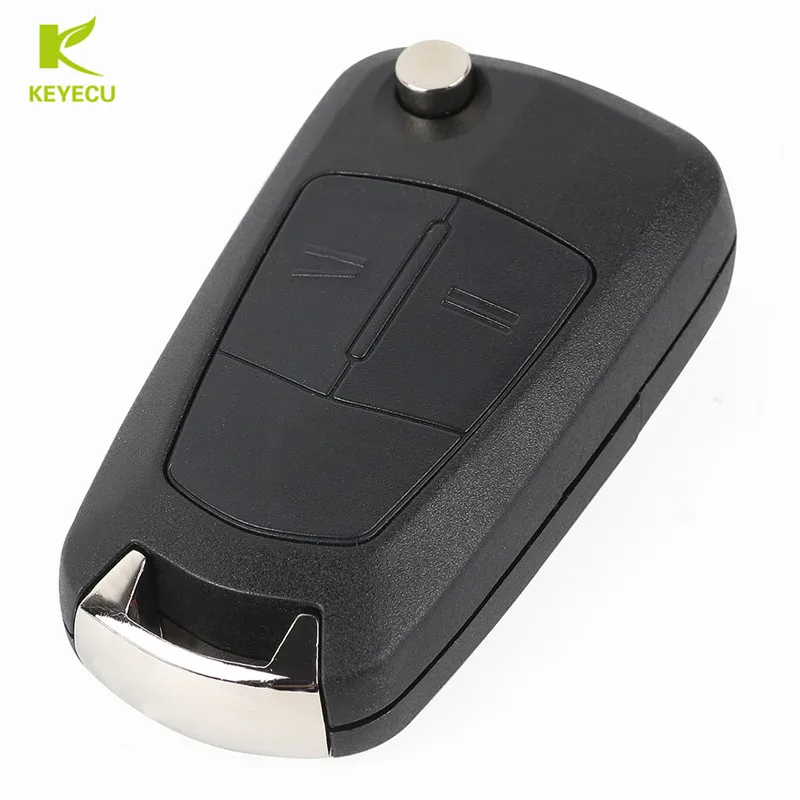 KEYECU дистанционный ключ брелок от машины 2 Button 433MHz PCF7946 для Vauxhall Opel Vectra C 2002 2008 Signum 2003