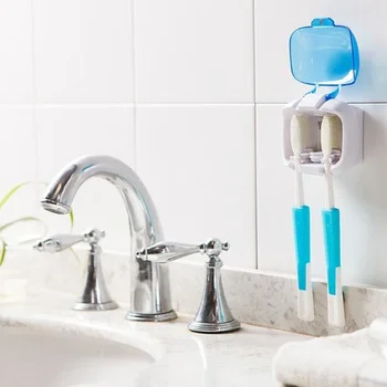 

New Portable UV Toothbrush Sterilizer Box Couples wall toothbrush holder bathroom accessories