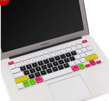 

Silicone Colorful Keyboard Stickers for Macbook Keyboard Cover US&EU Version 13"15" Protector Skin Laptop klavye membrane