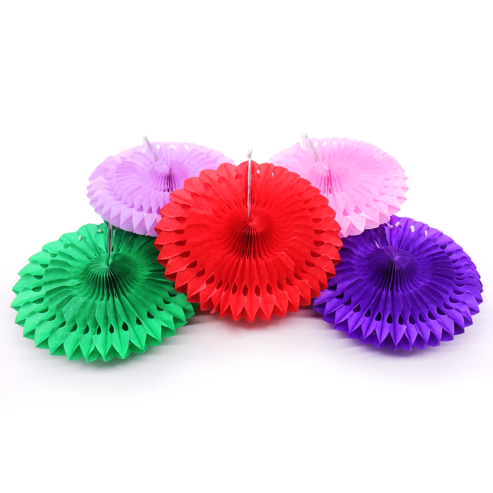 Тканевая бумага веер цветок висячие Pinwheels Pompom круглые фонарики ремесло для DIY