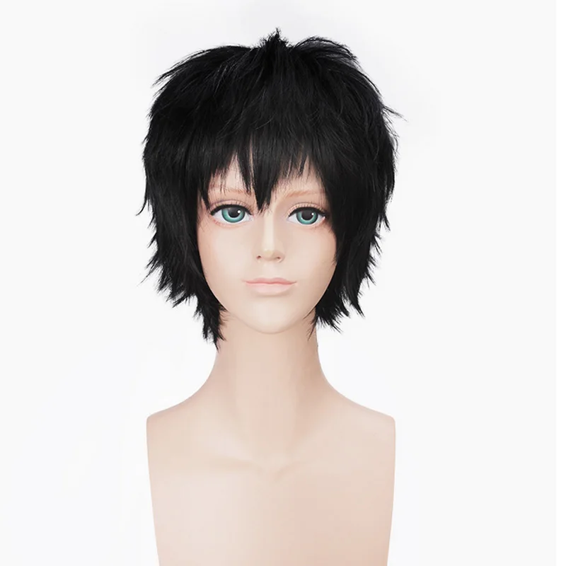 Coshome Bungo Stray Dogs Atsushi Nakajima Dazai Osamu Cosplay Costume Wigs Men Women Short Peluca (7)