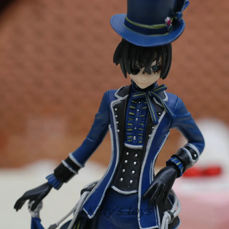 Черный Дворецкий Kuroshitsuji Ciel Phantomhive ПВХ фигурка Коллекционная модель для рождественских подарков KA0410