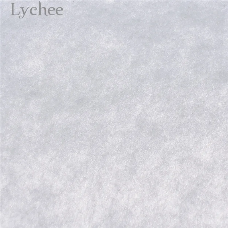 Lychee Life 280 г/180 г одинарная клейкая подкладочная ткань белая ватная подкладка наполнитель DIY кошелек ремесла подкладка поставки