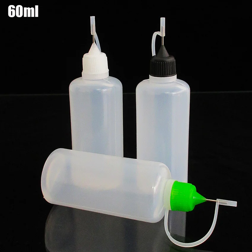 

Make in China Plastic Bottle 60ML LDPE Squeezed Dropper Needle Bottle,Screw cap,Liquid Nicotine Oil bottle 5pcs