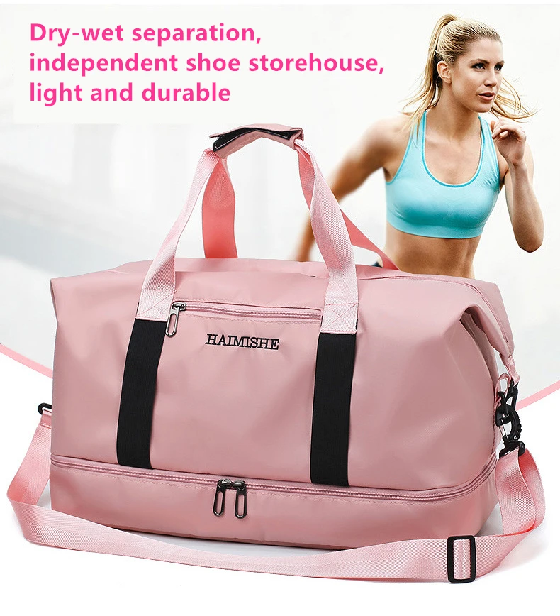 Multifuctional Oxofrd портативный для женщин Дорожная сумка с обувью отсек фитнес вещевой мешок с разделителем для сухого и влажного ручной чемодан