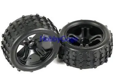 Запчасть для HSP 58135 колеса в комплекте ПВХ 2 шт 1/18 RC гоночная модель автомобиля
