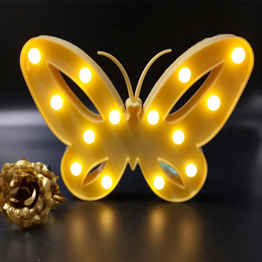 Buy Tanbaby Butterfly LED Night Light, Lamp For Kids Children AA Battery
