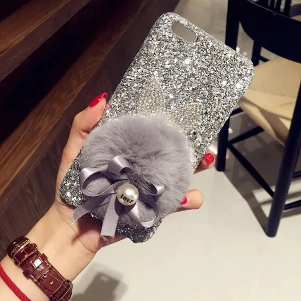 For-iPhone-6-6S-7-8-Plus-X-Luxury-Glitter-Fashion-Bling-Ear-Cute-Tail-Bow (3) - 