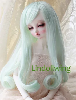 

1/4 BJD Wig Pullip Dal DD Dollfie Doll Wig 7-8 inch Long Wig Mint Color