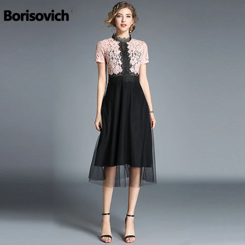 Borisovich Новинка 2018 летнее модное ажурное кружевное элегантное тонкое женское