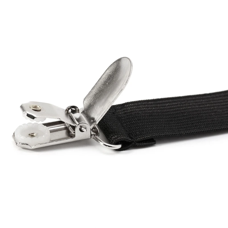 2Pcs Sheet Grippers Straps Fasteners Hold Grips Elastic Clips Gripper Bedspread Sheet Clip