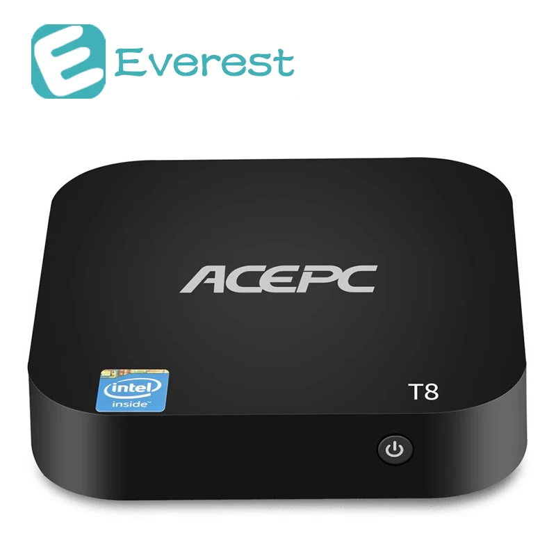 ACEPC T8 tv box Windows 10 Intel Atom x5-Z8350 2 ГБ/32 ГБ 4 К Mini PC 802.11b/g /n Wi-Fi LAN Bluetooth USB3.0 HDMI smart tv box